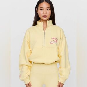 SET Active Yellow Half-Zip Sweatshirt